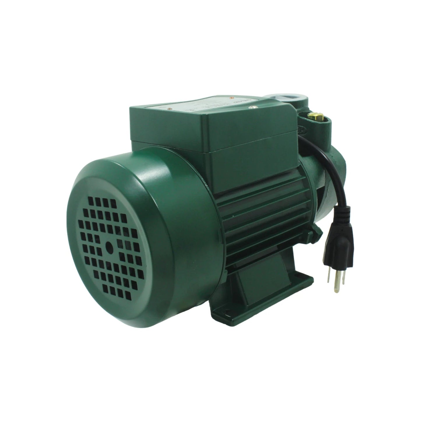 Bomba periférica eléctrica 1/2 HP verde. Para aumentar presión y suministro de agua en casa o jardín.