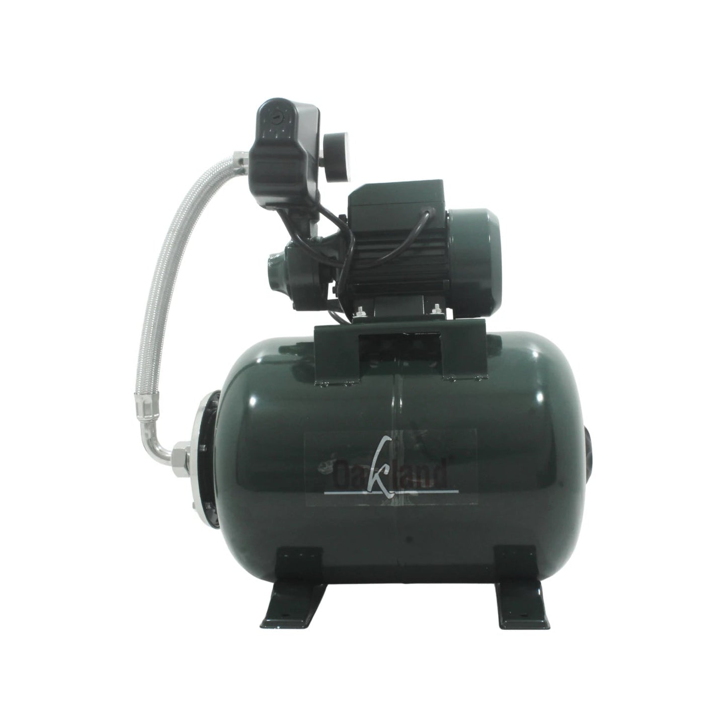 Hidroneumático Oakland 1/2 HP 24 litros verde oscuro, bomba para presión de agua