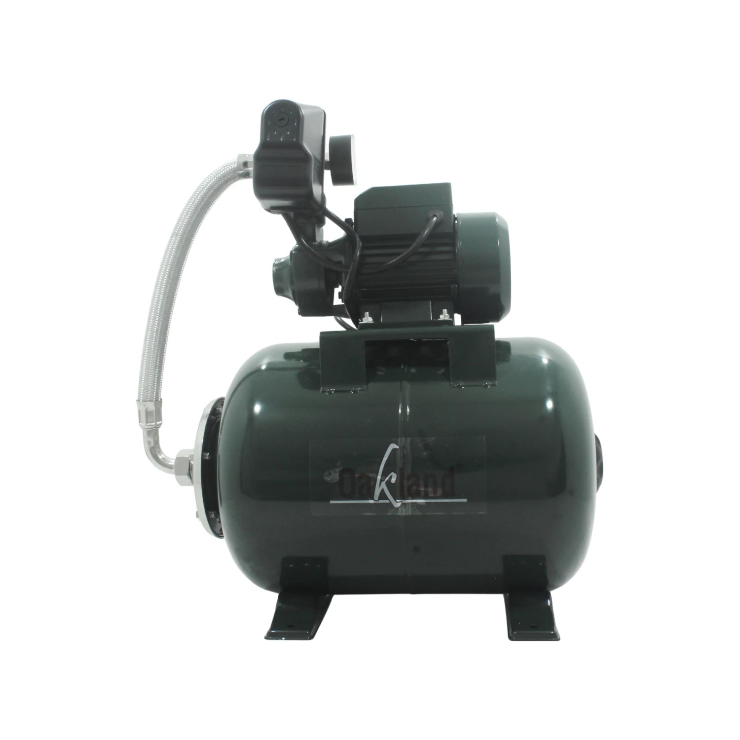 Hidroneumático Oakland 1/2 HP 24 litros verde oscuro, bomba para presión de agua