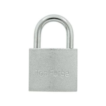 Candado 30 mm gancho corto plata Top Forge PF0183