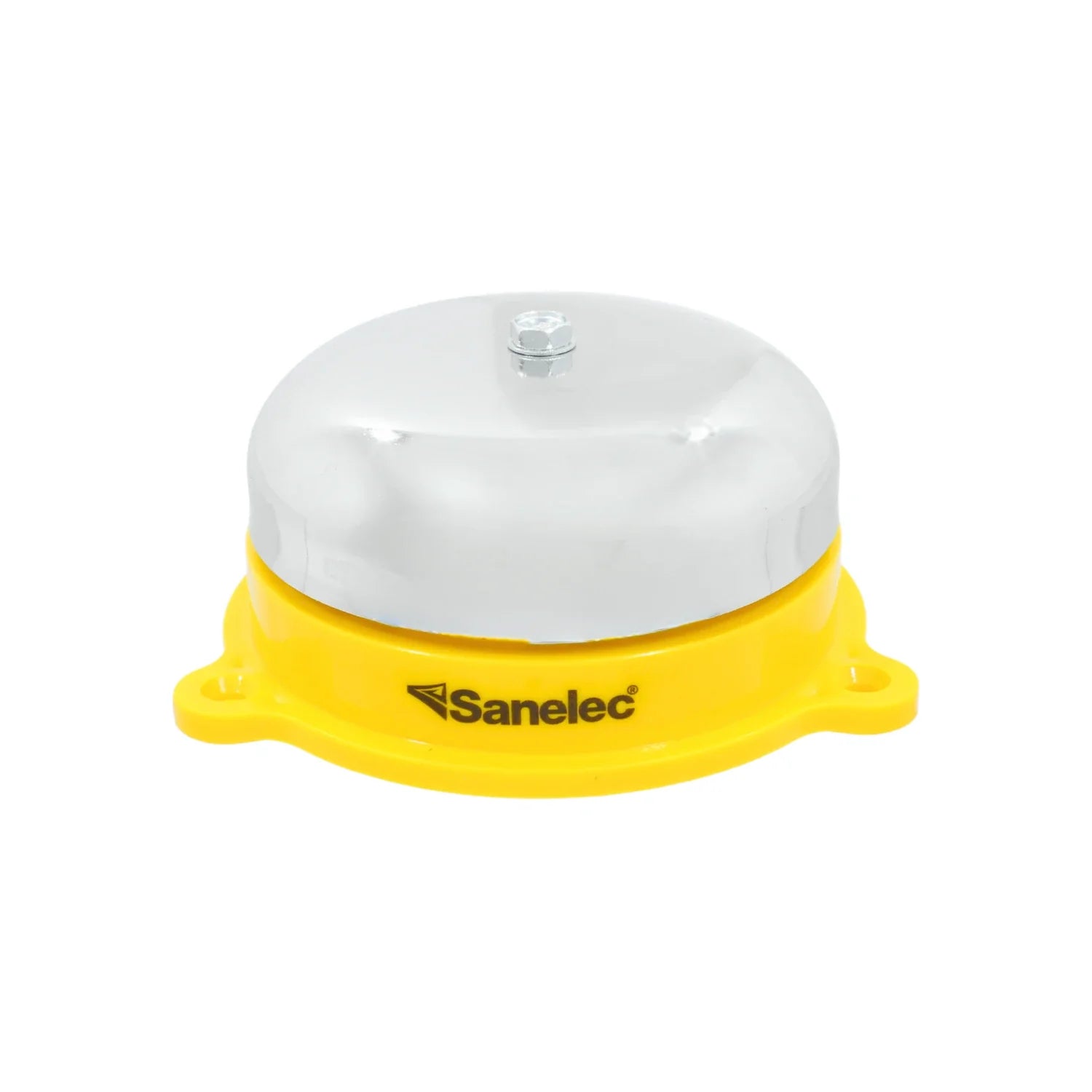 Información Técnica., Campana de acero., Base de ABS, Tono fuerte de gran alcance., Diámetro: 4” (100 mm), Voltaje: 120 V, Frecuancia: 60 Hz, Corriente: 0,25 A, Decibeles: 90 dB, Temperatura de trabajo: -30 ºC – 40 ºC, Ciclo de trabajo: No más de 3 minutos de trabajo por 20 minutos de descanso.\n\n<strong>La imagen puede diferir un poco del producto final.</strong>