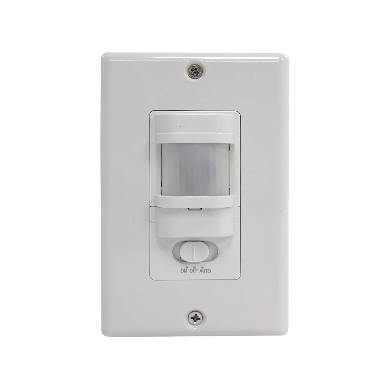 Fabricada de plástico ABS,127 V,Funciona con foco ahorrador o foco LED,Rango de deteccion 180º.,Controles de ajuste y alcance de sensor de 9 m.,Placa de pared con sensor de movimiento (no exceder a 800 W).