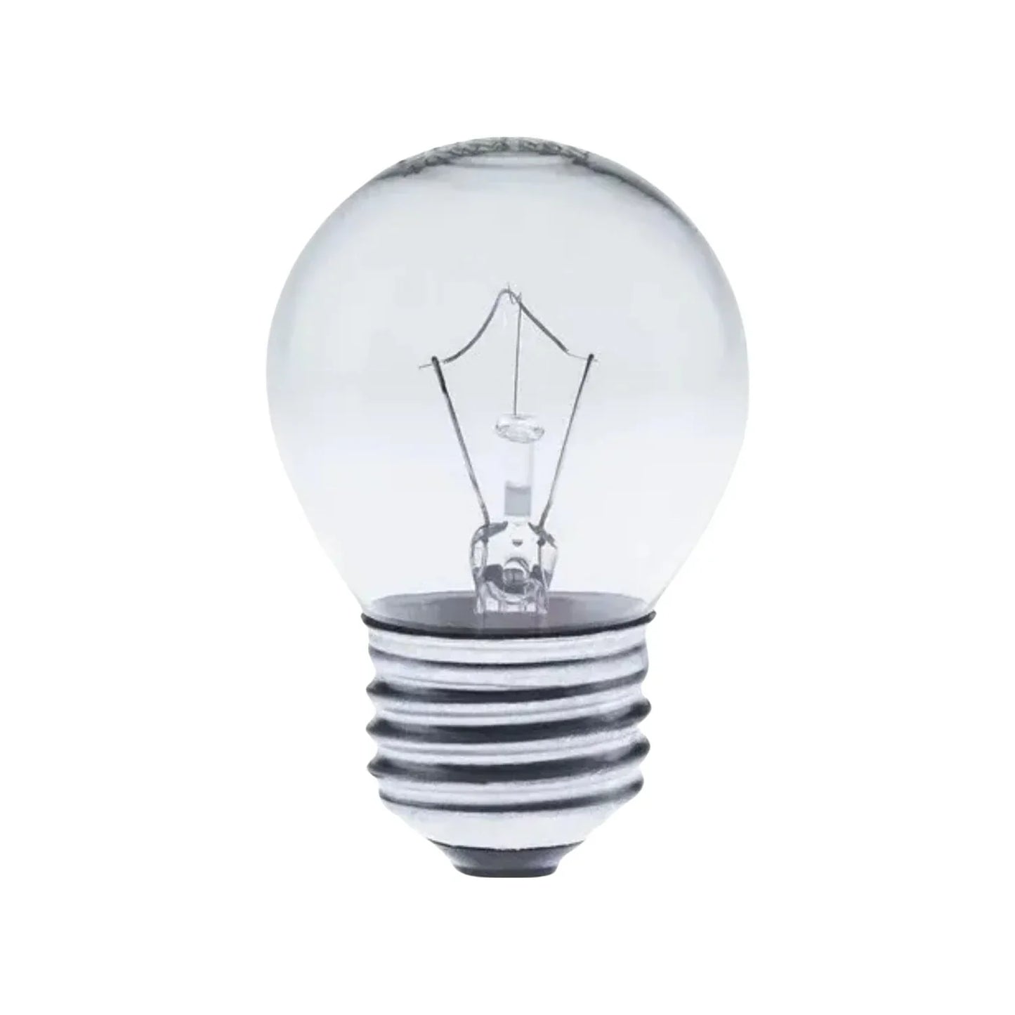 Foco incandescente transparente rosca E27 40W para horno y refrigerador