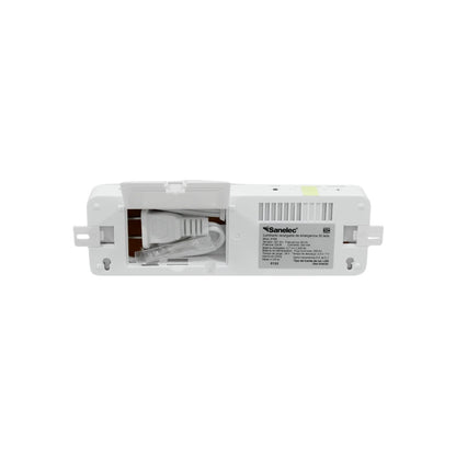 Luminario de emergencia Sanelec recargable blanco con 30 LEDs para pared, modelo 2163, ideal para cortes de luz