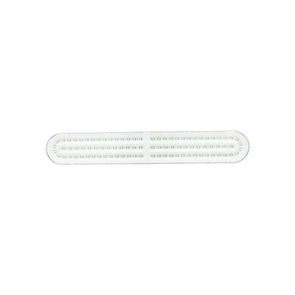 Lámpara de 90 LEDS,Cuerpo ABS,Pantalla acrílico.,3 W,127 V - 60 Hz,LED SMD.,450 lm,Luz blanca.,Tiempo de carga de 16 a 18 horas.,Duración de luz led hasta de 12 horas en baja.,NMX-J-307-ANCE-VIGENT.,Mínimo realizar la carga y descarga del luminario una vez al mes.,Hasta 300 cargas.,No utilizar en lugares húmedos.,34 cm x 5,6 cm x 3,3 cm