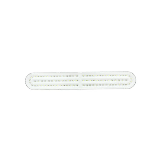 Lámpara de 90 LEDS,Cuerpo ABS,Pantalla acrílico.,3 W,127 V - 60 Hz,LED SMD.,450 lm,Luz blanca.,Tiempo de carga de 16 a 18 horas.,Duración de luz led hasta de 12 horas en baja.,NMX-J-307-ANCE-VIGENT.,Mínimo realizar la carga y descarga del luminario una vez al mes.,Hasta 300 cargas.,No utilizar en lugares húmedos.,34 cm x 5,6 cm x 3,3 cm