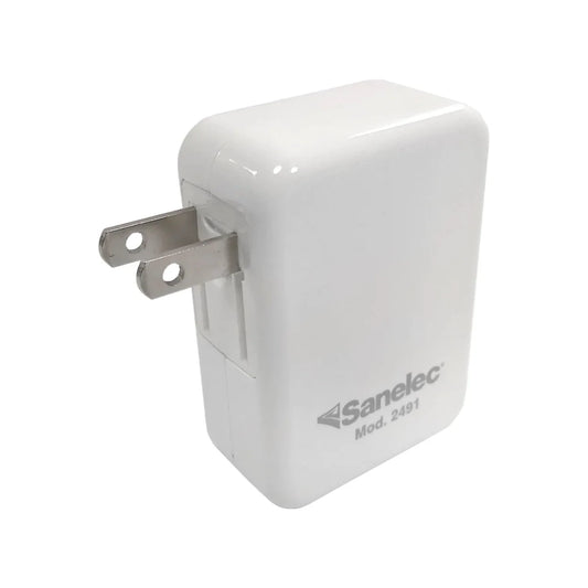 Carcasa plástico.,Espigas metálicas.,4 Puertos USB,Tensión 100 - 240 V,Frecuencia 60 Hz,Corriente 3.1,Consumo 15 W,Compatible con tablets, smarphones, gaming, camaras digitales.