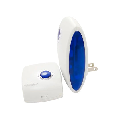 Timbre inalámbrico con clavija 36 melodías azul  Sanelec 2643