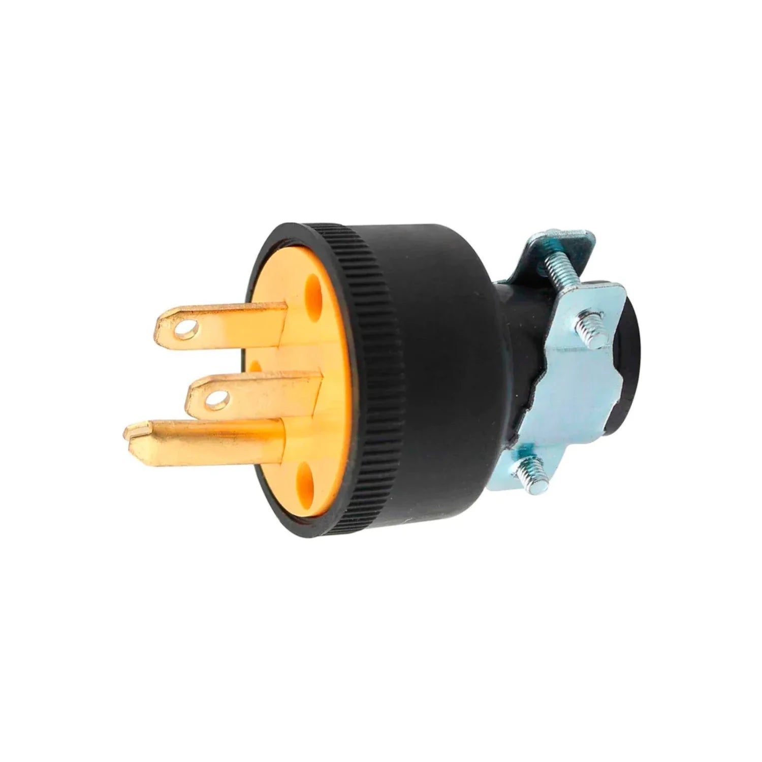 Fabricada en ABS y PVC,Clavija aterrizada.,Tensión 127 V - corriente 15 a - frecuencia 60 Hz,Clavija negra.