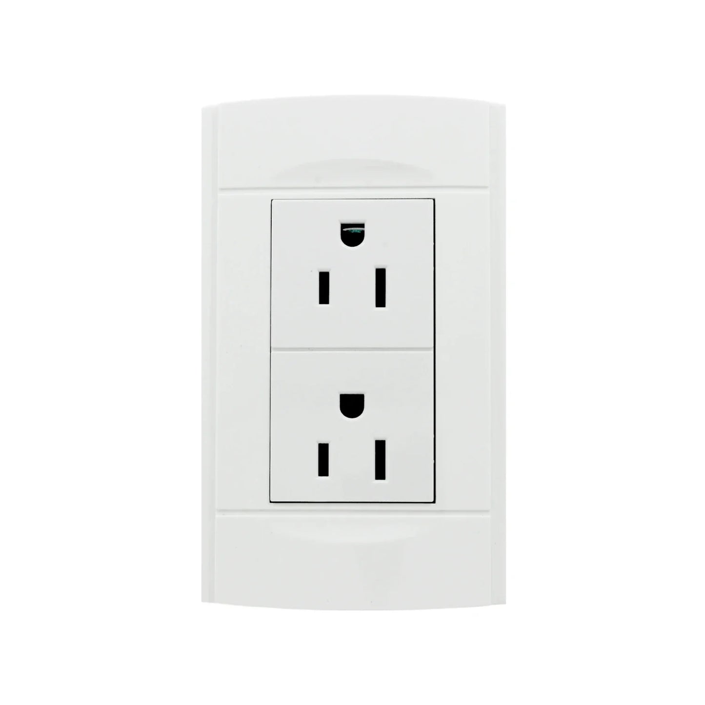 Información Técnica., Fabricada de plástico ABS, Placa 2 contactos., Voltaje: 127 V, Corriente: 10 A, Frecuencia: 60 Hz, Aterrizado, se caracteriza por tener tres puntos de conexión, línea, neutro y de tierra física</li>, La imagen puede diferir un poco del producto final.