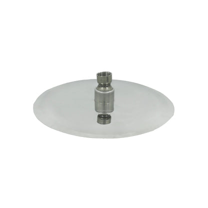 Regadera redonda 8 pulgadas Sanplom de acero inoxidable para baño.