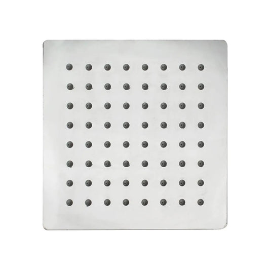 Regadera cuadrada de acero inoxidable 8 pulgadas con boquillas antical para baño moderno