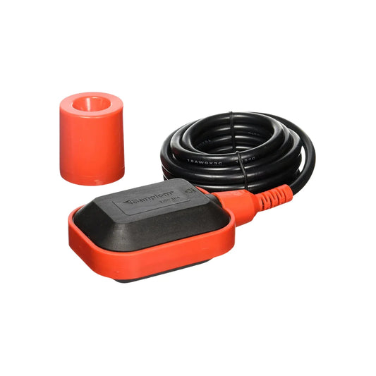Interruptor de nivel ajustable.,Fácil de instalar y libre de mantenimiento.,Flotador eléctrico no toxico con cable de 3 metros.,Flotador para tinacos, cisternas, fosas, fuentes, albercas, pozos etc.