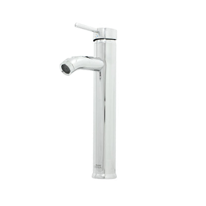 Mezcladora monomando Essenza alta cromada para lavabo de sobreponer de baño