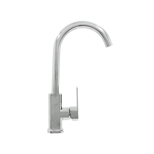 Elaborada de acero inoxidable.,Manguera acero inoxidable.,Acabado: Cromo.,Tubos de conexión latón., Presión máxima de trabajo 40 PSI,Vida útil 50 000 ciclos de apertura y de cierre.,Llaves: 1/4" de vuelta. con cartucho tipo cerámico.