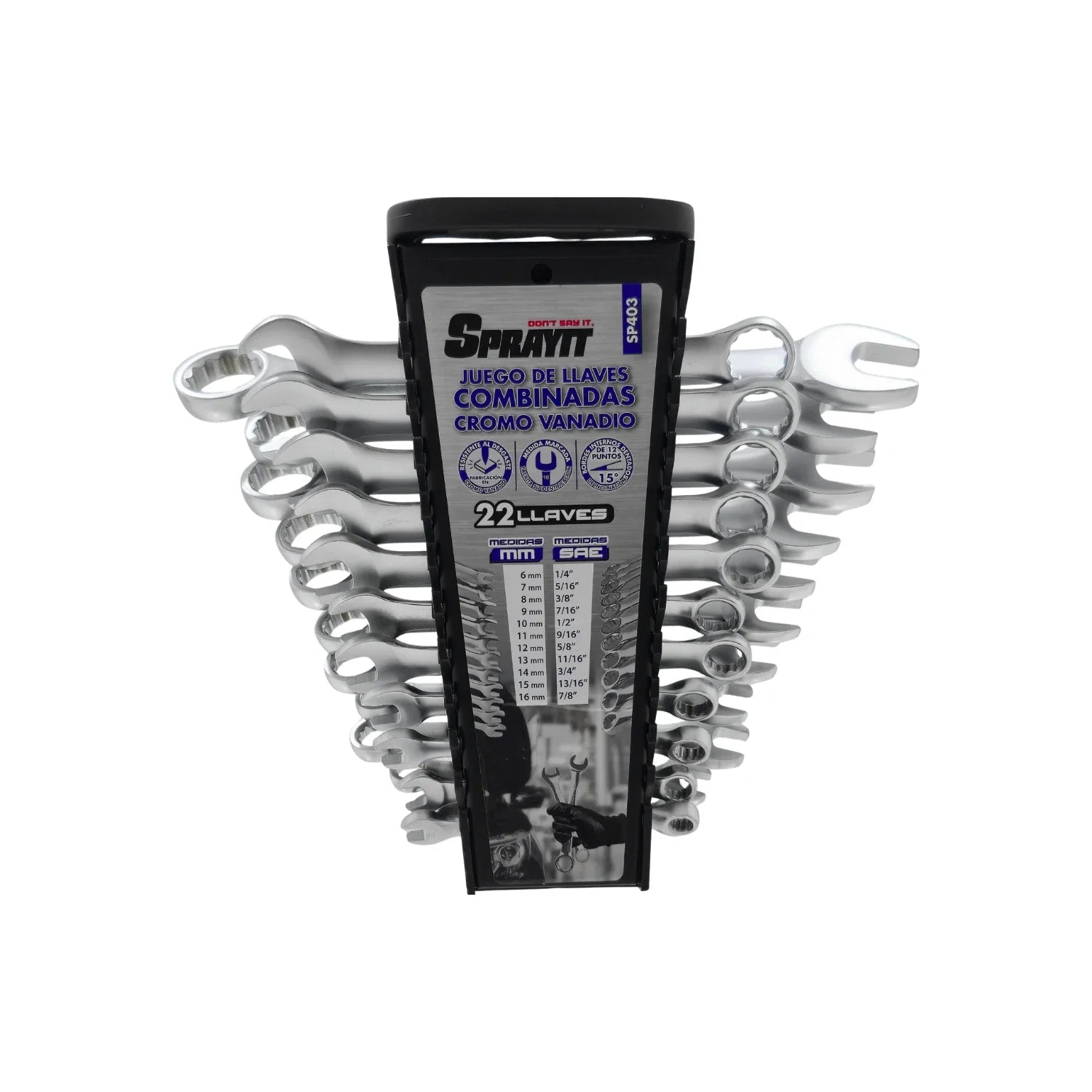 Llaves mixtas juego de 22 piezas Goni SP403