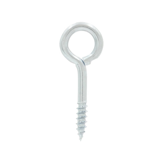 Armella cerrada metálica galvanizada con rosca para madera, fijación de elementos y soportes.