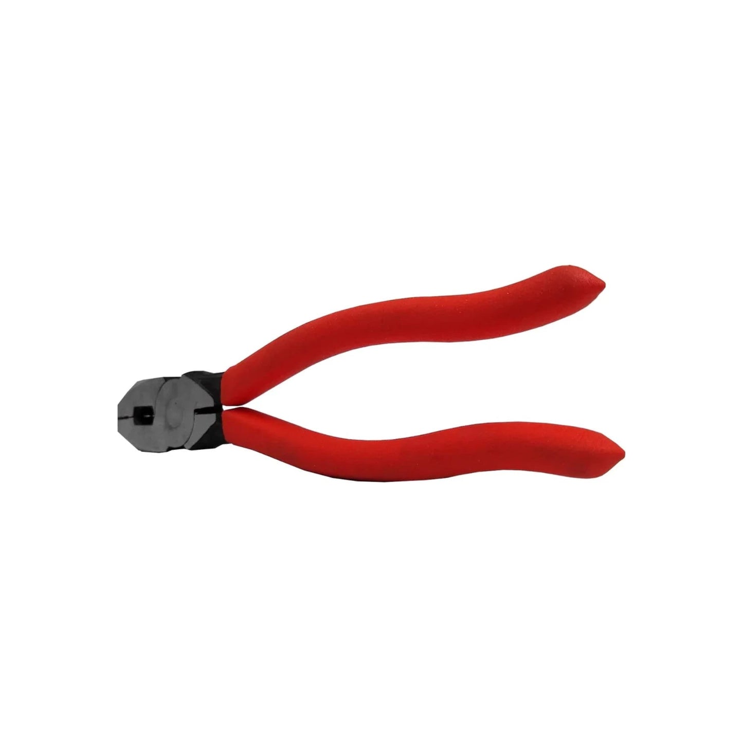 Pinza de corte diagonal para electricista, mangos rojos ergonómicos