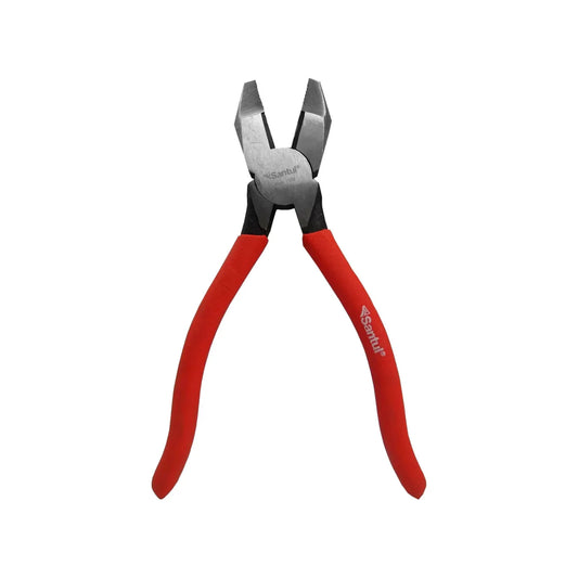 Mordazas más robustas.,Corta alambre y cables.,Mordazas para sujetar y cortar.,Nivel de dureza 30 - 50 HRC,Mango ergonómico de vinil.