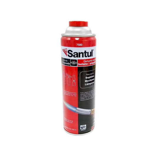 Válvula roscada.,Lata de gas de 495 ml, Ideal para sopletes, mecheros, lámpara de gas y estufillas.,Para trabajos de plomería, fontanería, artesanías, joyería, etc., Venta, solo en tienda física.