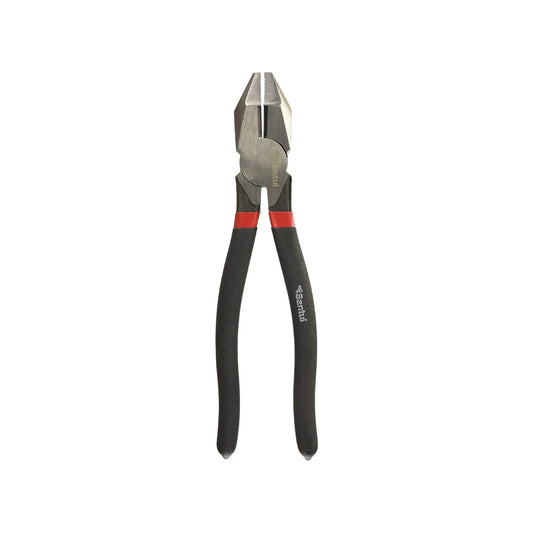 Pinza de electricista Santul 9" uso rudo, mangos ergonómicos negros y rojos, para corte y sujeción