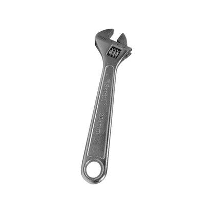  Elaborada de acero al carbóno.,Acabado: Cromo.,Dureza 40-50 HRc.,Torque 158 lb.ft.,Mordazas endurecidas mediante tratamiento termico,proporcionando mayor resistencia al desgaste.,Mango ergonómico de fácil agarre,maquinado de gran precisión para asegurar un suave accionamiento y mejor ajuste al cerrar la quijada.,Longitud 8" (203 mm).,Abertura entre mordazas 15/16" 23 mm,Profundidad de mordaza 23 mm