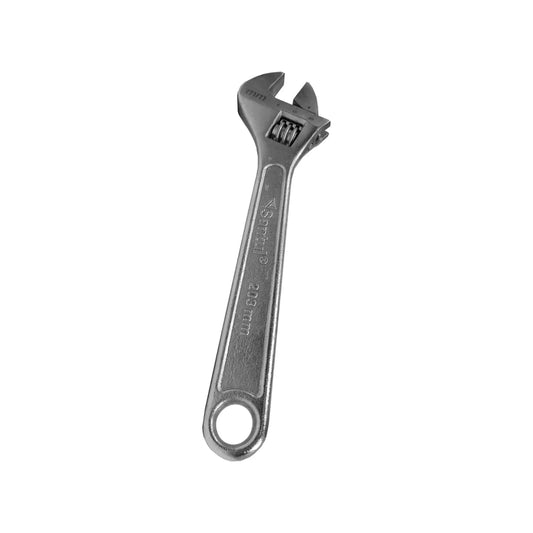  Elaborada de acero al carbóno.,Acabado: Cromo.,Dureza 40-50 HRc.,Torque 158 lb.ft.,Mordazas endurecidas mediante tratamiento termico,proporcionando mayor resistencia al desgaste.,Mango ergonómico de fácil agarre,maquinado de gran precisión para asegurar un suave accionamiento y mejor ajuste al cerrar la quijada.,Longitud 8" (203 mm).,Abertura entre mordazas 15/16" 23 mm,Profundidad de mordaza 23 mm