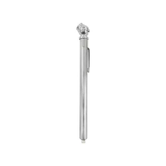 Cuerpo de acero inoxidable.,Cuerpo de latón.,Clip para bolsillo.,Cabeza sencilla de 5 - 50 lb regleta de plástico.