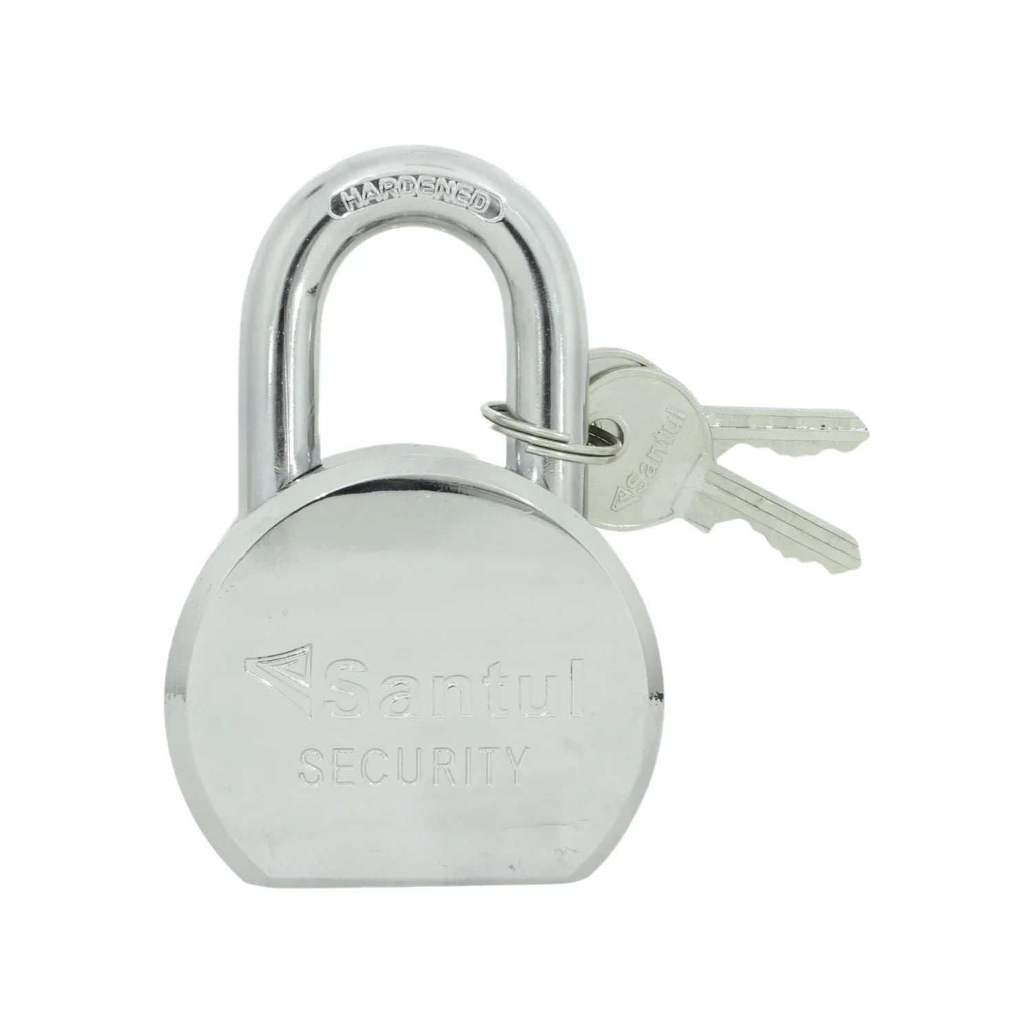 Cuerpo de acero solido de 65 mm,Candado de máxima seguridad.,Grillete cromado., abricado en acero templado.,Cilindro de latón solido (incluye 2 llaves).