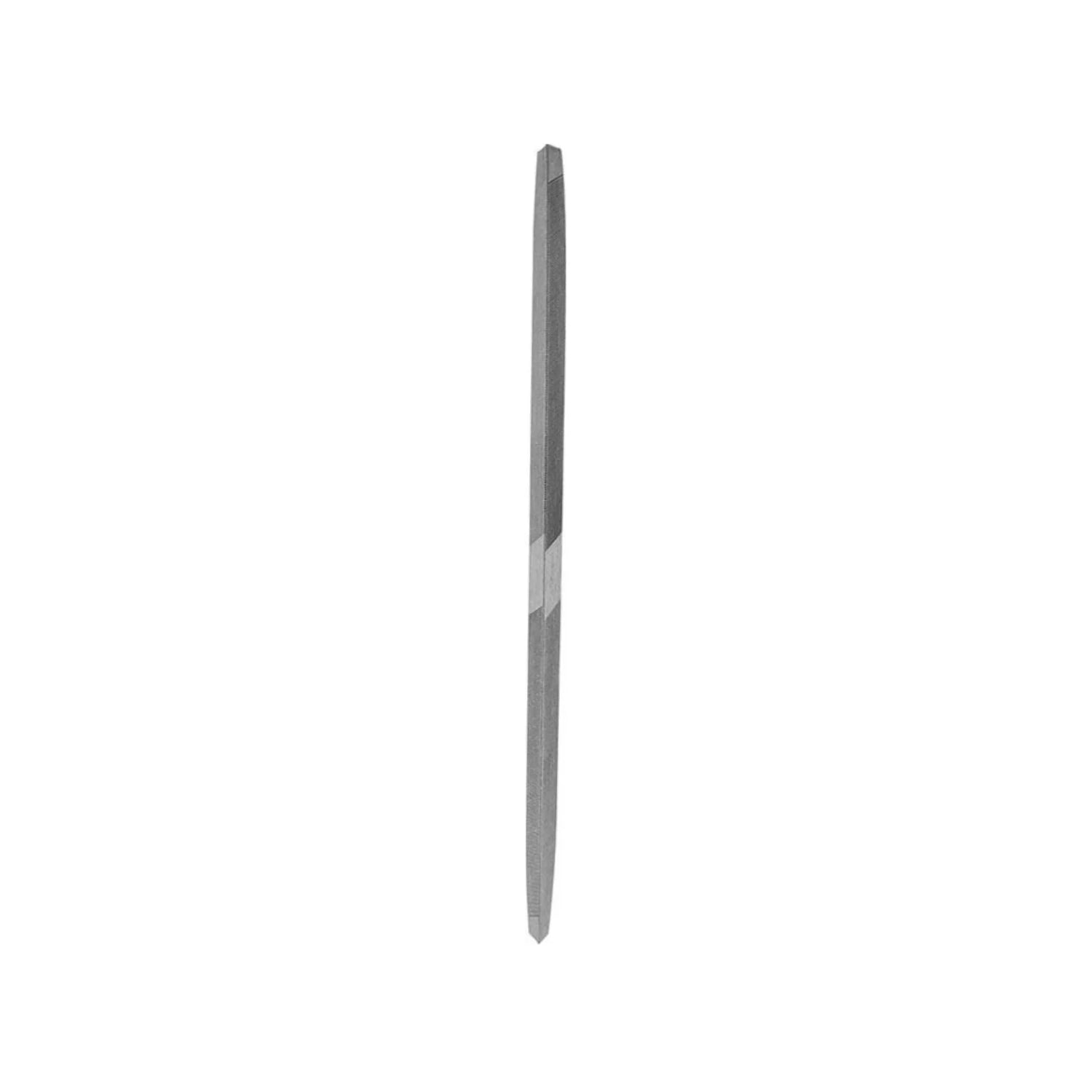 Lima triangular de acero de 8 pulgadas, doble corte, para desbaste y acabado de metales