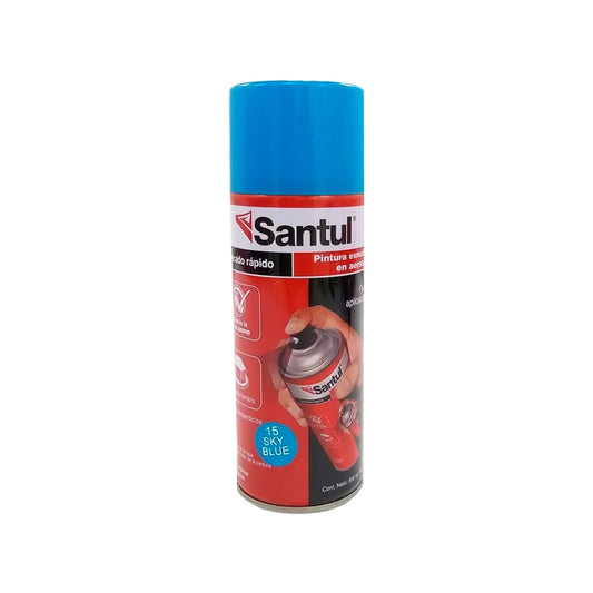 Lata de 300 ml - 350 g,Color solido de secado rápido.,No daña la capa de ozono ( libre de plomo).,Botella tipo hembra para evitar menores desperdicios.,Venta, solo en tienda física.