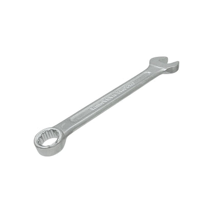 Llave mixta cromo vanadio acabado cromado brillante, herramienta manual para ajuste de tuercas y tornillos.