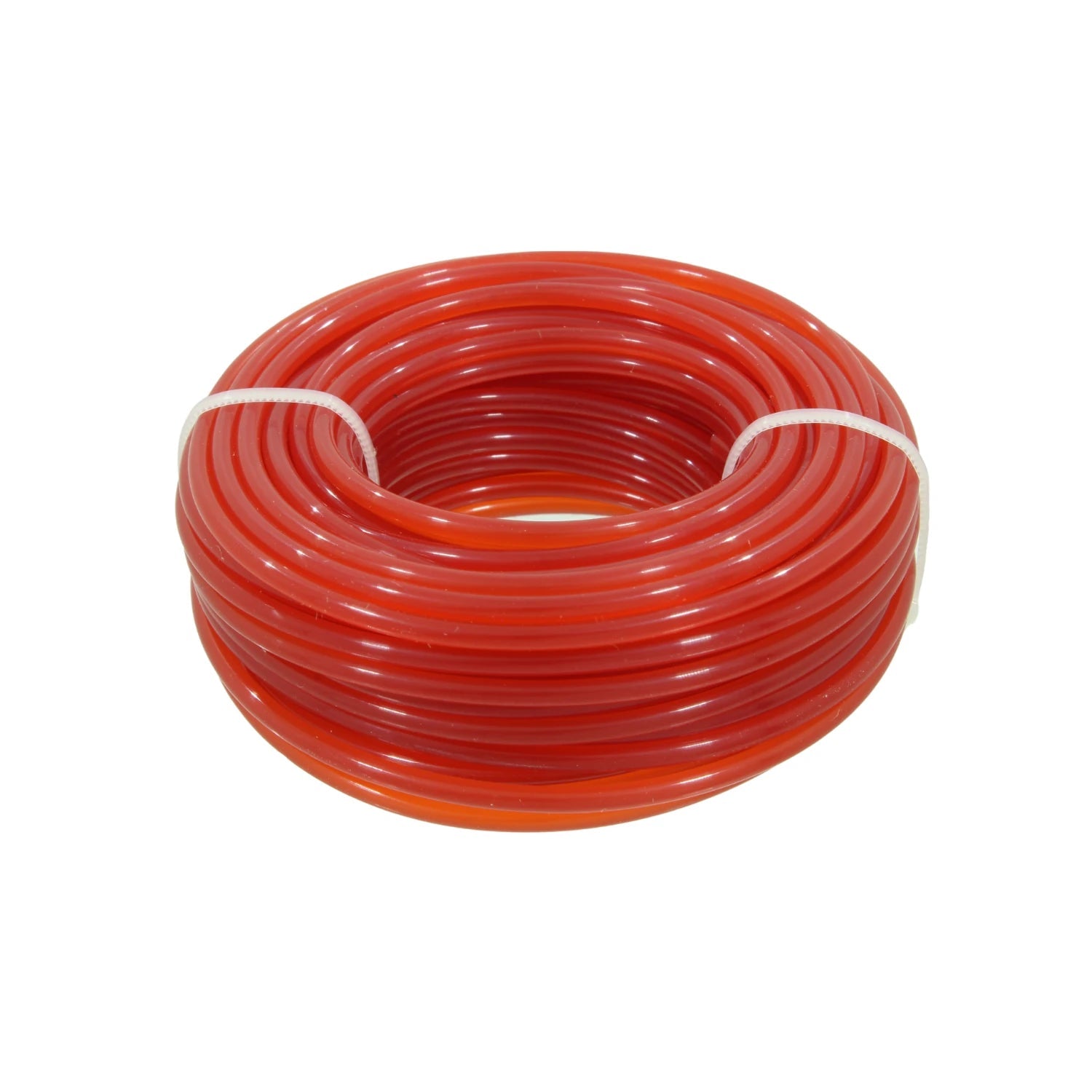 Rollo de hilo para desbrozadora rojo 2.7mm x 12m, repuesto resistente