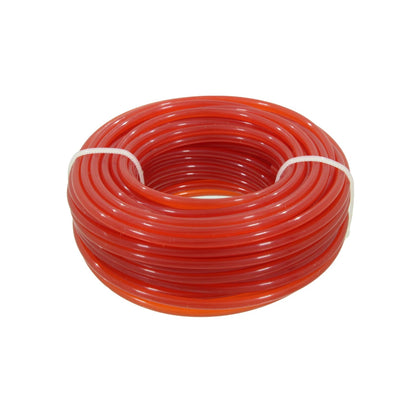 Rollo de hilo para desbrozadora rojo 2.7mm x 12m, repuesto resistente