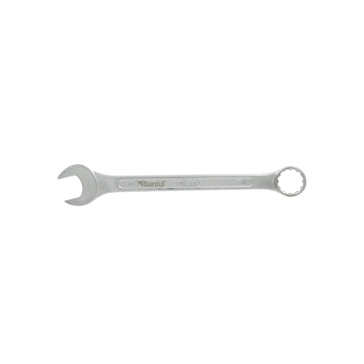 Llave mixta Santul 7/8 pulgada, acero cromado DIN 3113, herramienta de doble boca
