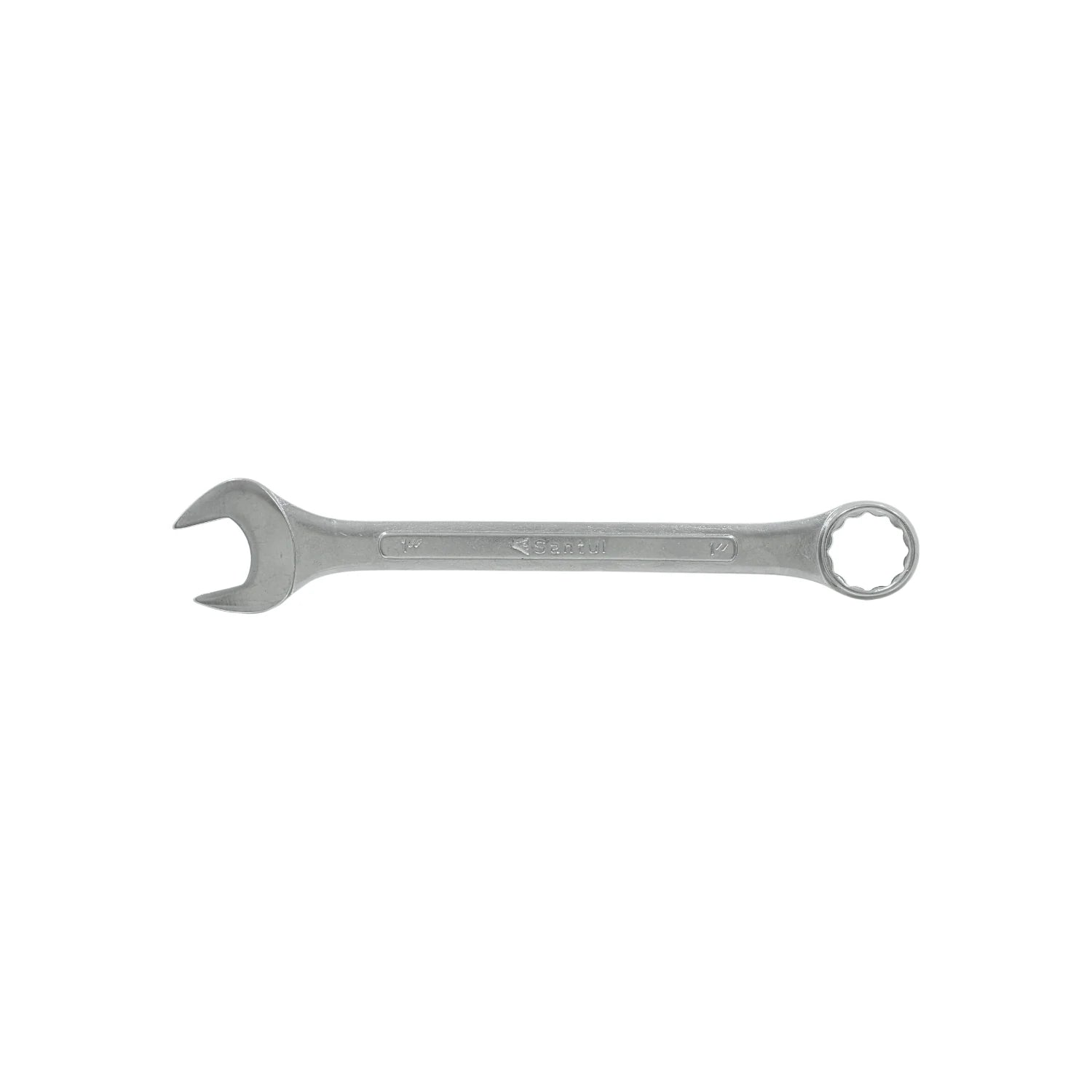 Llave mixta Santul de 1 pulgada, acabado metálico, para ajuste de tuercas y pernos estándar.