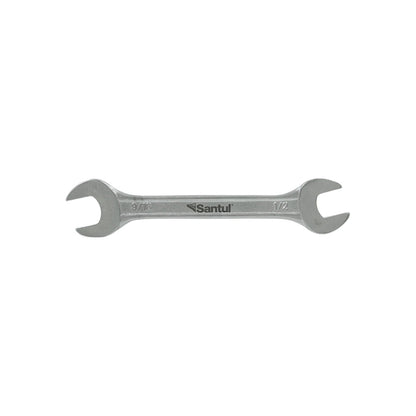 Llave española doble boca Santul 1/2 x 9/16 pulgadas, herramienta de mano cromada estándar