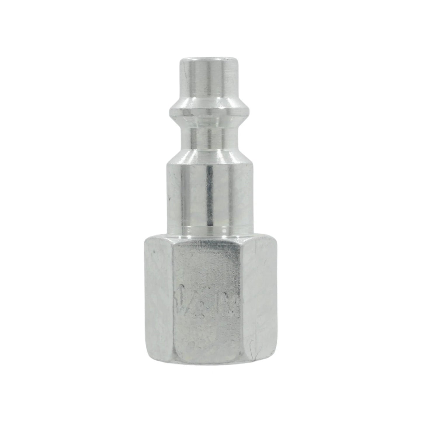 Conector macho rápido 1/4 pulgada cromado para compresor de aire, acople neumático resistente