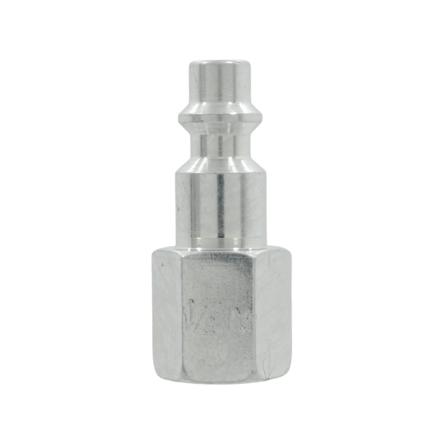 Conector macho rápido 1/4 pulgada cromado para compresor de aire, acople neumático resistente