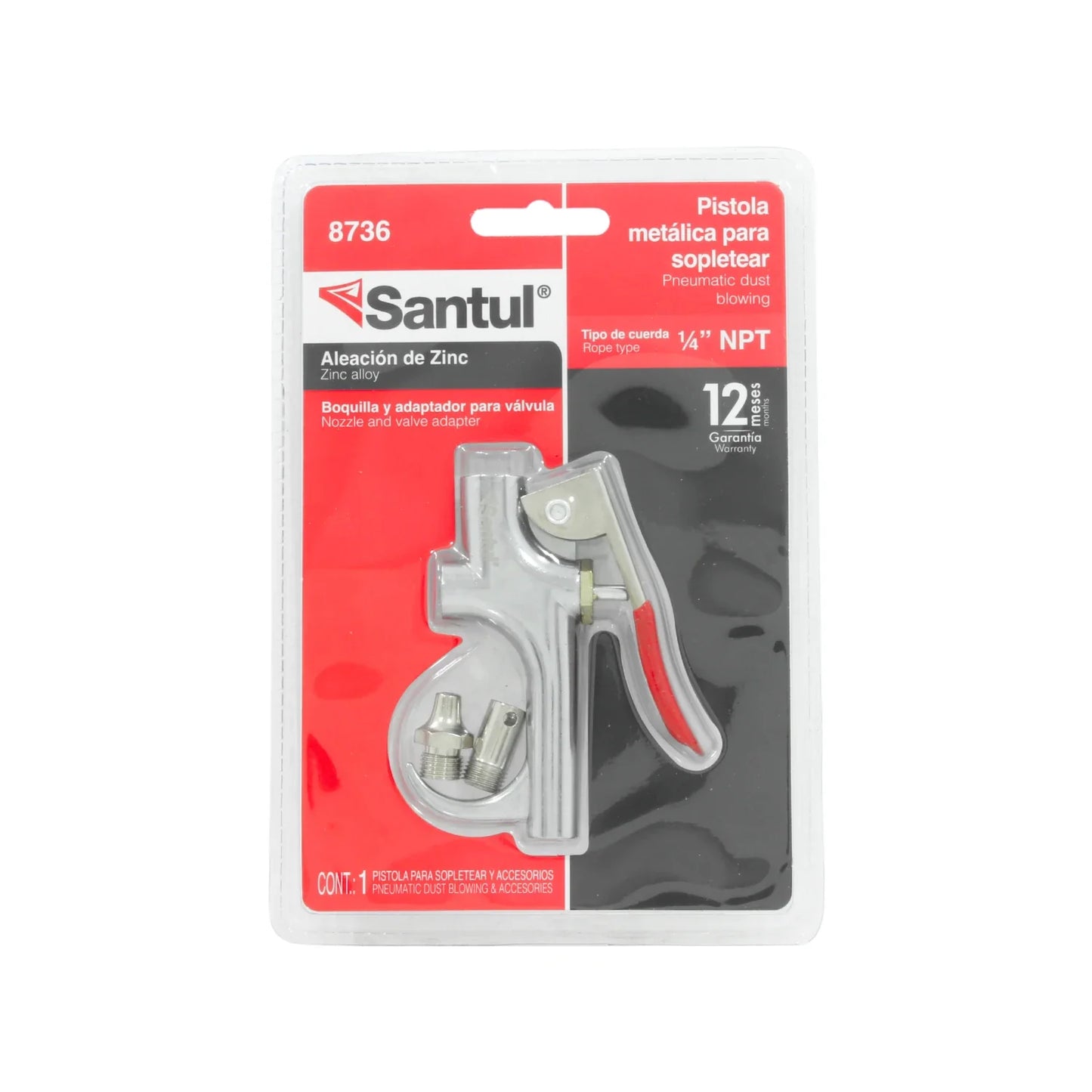 Pistola para sopletear 1/4" Santul 8736