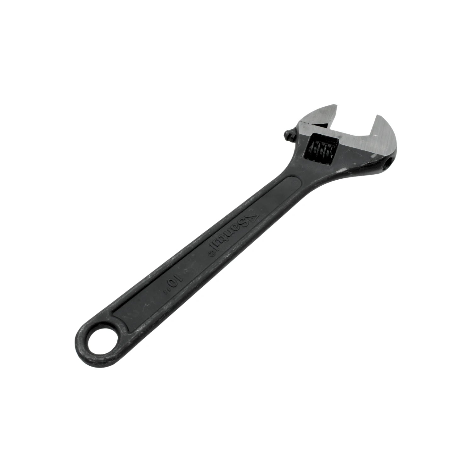 Llave perica ajustable Santul 10 pulgadas pavonada para mecánica y fontanería