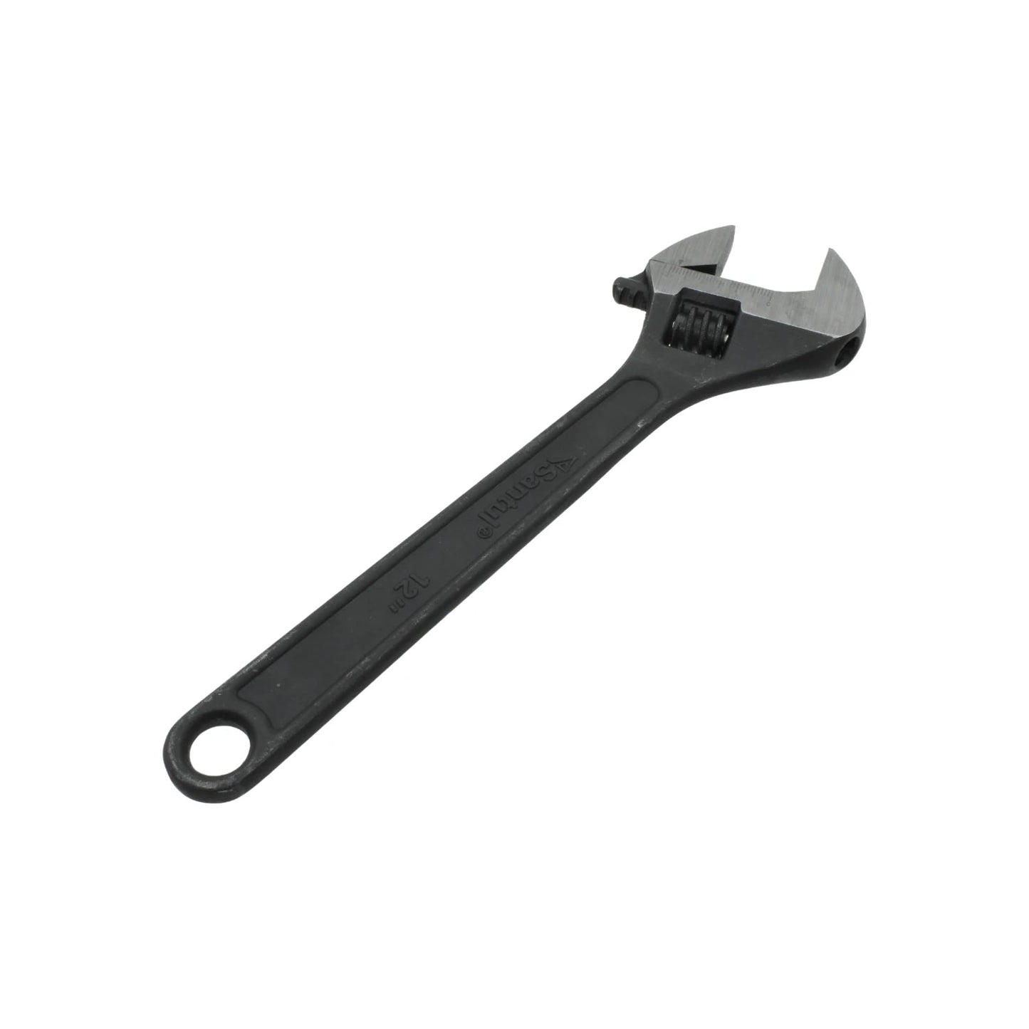 Llave perico ajustable Santul 12 pulgadas pavonada negra, herramienta para mecánica y fontanería.
