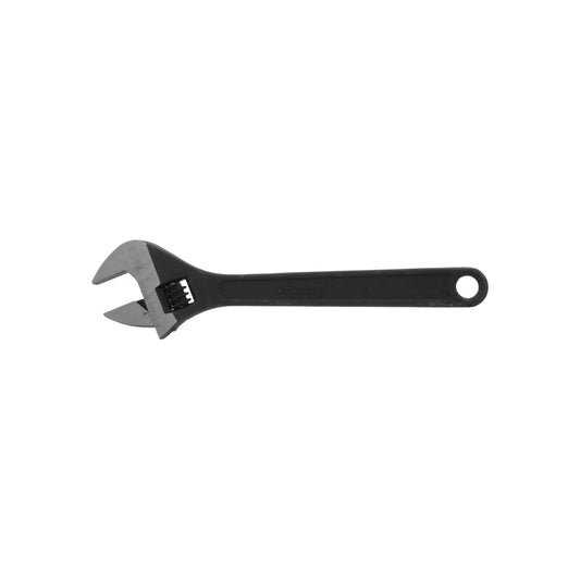 Información Técnica., Fabricada de acero al carbono., Mordazas forjadas ajustables., Acabado: Pavonado., Tamaño: 12", Llave de apriete ajustable., Apertura máxima: 33 mm\n\n<strong>La imagen puede diferir un poco del producto final.</strong>