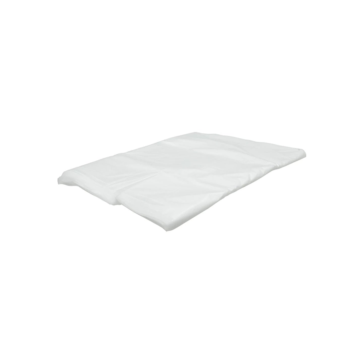 Cubre todo blanco de uso rudo, lona impermeable para protección de superficies y materiales en obras