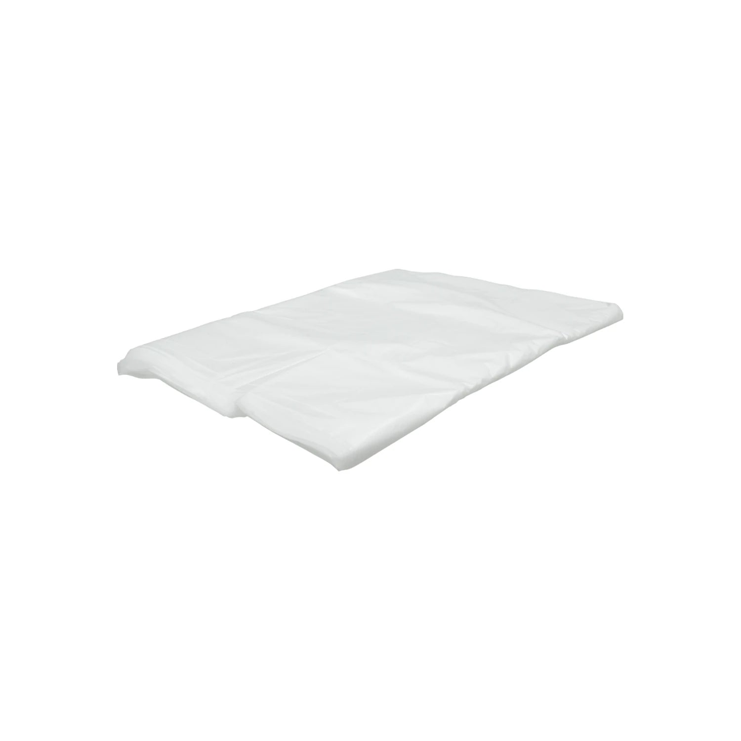 Cubre todo blanco de uso rudo, lona impermeable para protección de superficies y materiales en obras