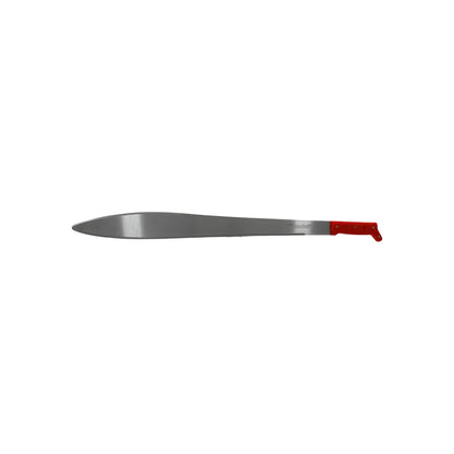 Machete Santul acapulqueño pulido con mango rojo, ideal para trabajos de campo y jardín