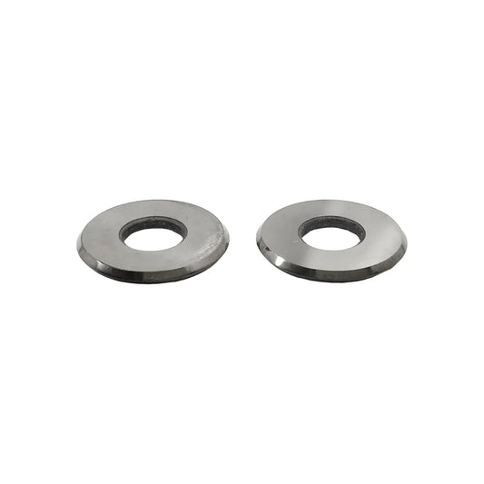 Cuchilla de tungsteno.,Cuerpo y filo resistente al desgaste.,Cuchilla de repuesto para cortadora de azulejos.,Cuchilla con diámetro de 15 mm