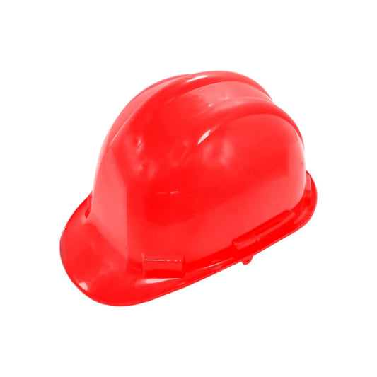 Fabricado enpolipropileno de alto impacto.,Fajilla acojinada con ajuste de diámetro y altura.,Ajuste de 6-1/2" a 7-3/4",Casco de seguridad color rojo.