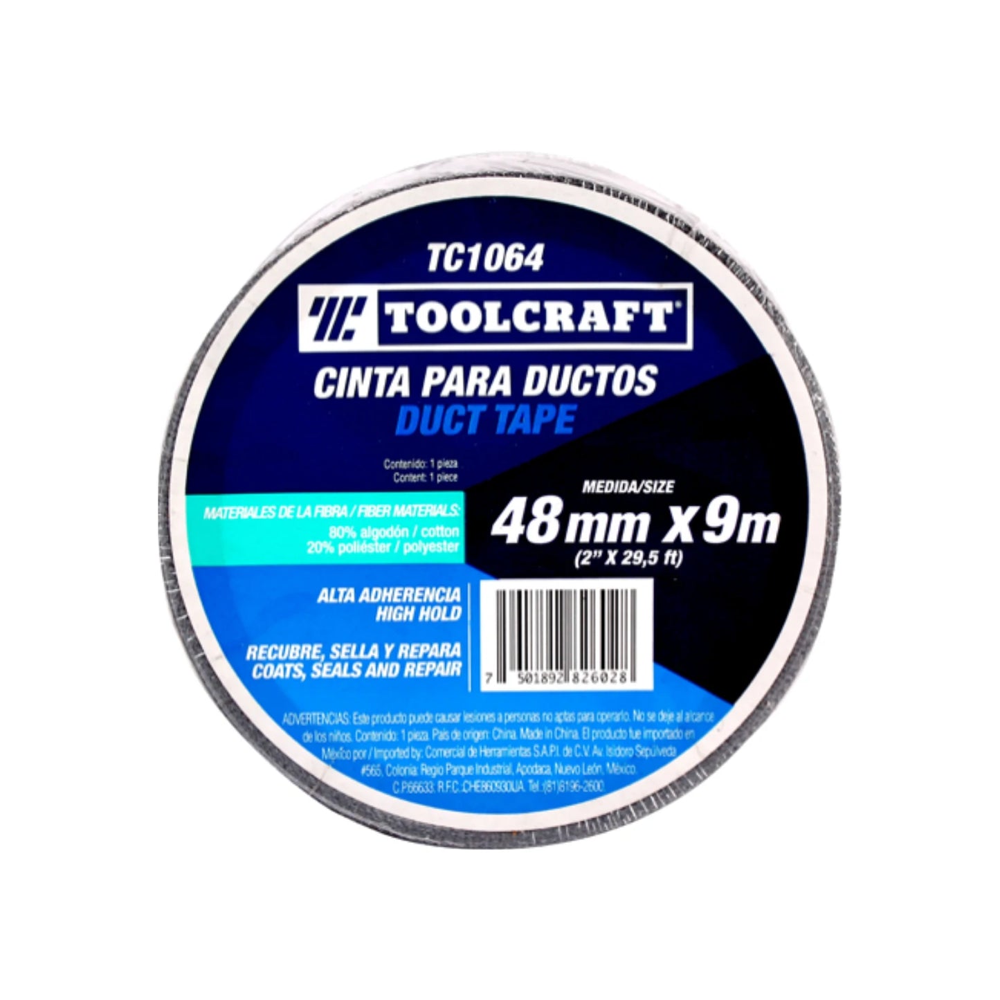 Cinta para ductos 9 m Toolcraft TC1064