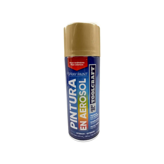 Lata de 400 ml - 400 g,Para uso en interiores y exteriores (no contiene plomo).,Color básico de mayor rendimiento y mejor cobertura.,Secado rápido.,Venta, solo en tienda física.